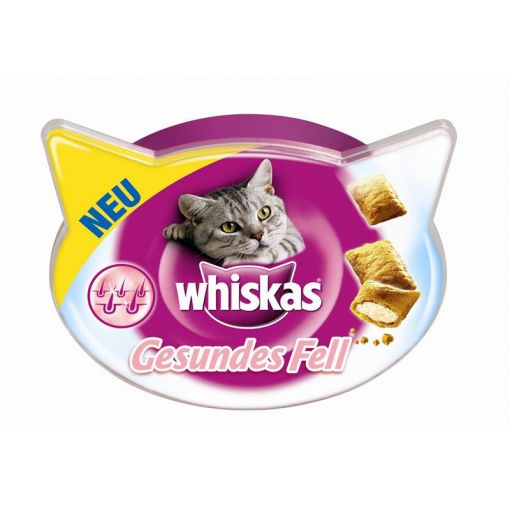 Whiskas Snack Gesundes Fell 50g (Menge: 8 je Bestelleinheit)