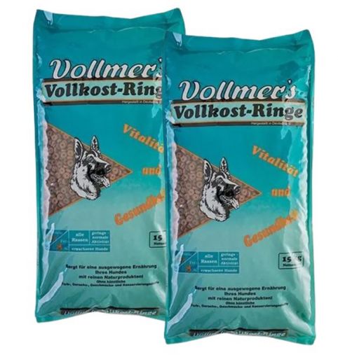 Vollmers Vollkost-Ringe 2 x 15 kg Doppelpack