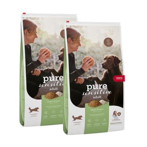 Mera Dog Pure Sensitive Insect Protein 2 x 12,5 kg Doppelpack