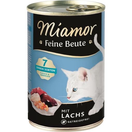 Miamor Dose Feine Beute Lachs 400 g (Menge: 12 je Bestelleinheit)