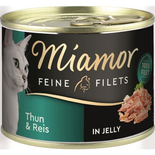 Miamor Dose Feine Filets Thunfisch & Reis 185 g (Menge: 12 je Bestelleinheit)