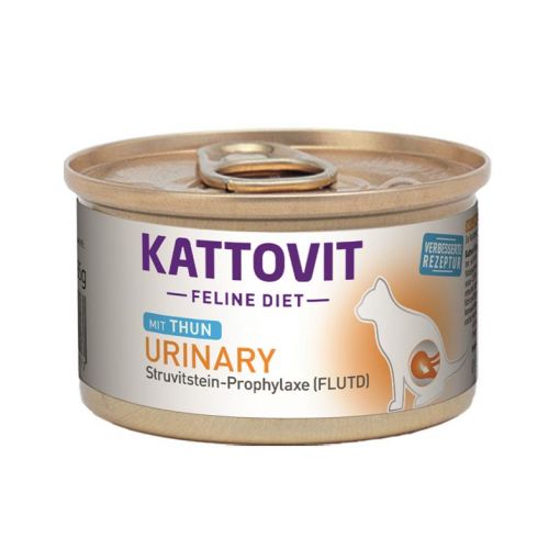 Kattovit Dose Feline Diet Urinary Thunfisch Struvitstein-Prophylaxe FLUTD (C-Rezeptur) 85g (Menge: 12 je Bestelleinheit)