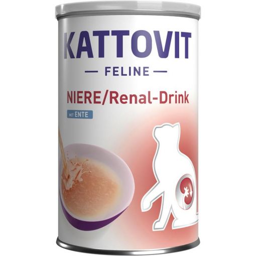 Kattovit Niere/Renal-Drink mit Ente 135ml (Menge: 12 je Bestelleinheit)