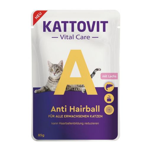 Kattovit PB Vital Care Anti Hairball 85g (Menge: 24 je Bestelleinheit)