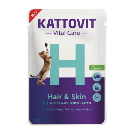 Kattovit PB Vital Care Hair & Skin 85g (Menge: 24 je Bestelleinheit)