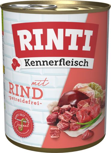 Rinti Dose Kennerfleisch Rind 800 g (Menge: 12 je Bestelleinheit)