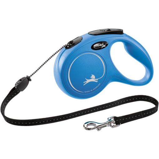 flexi Seil-Leine New Classic blau M 5 m