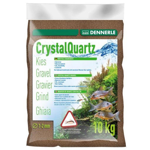 Dennerle Kristall-Quarzkies dunkelbraun 10 kg