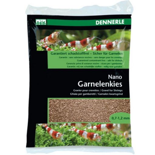 Dennerle Nano Garnelenkies Borneo braun 2kg