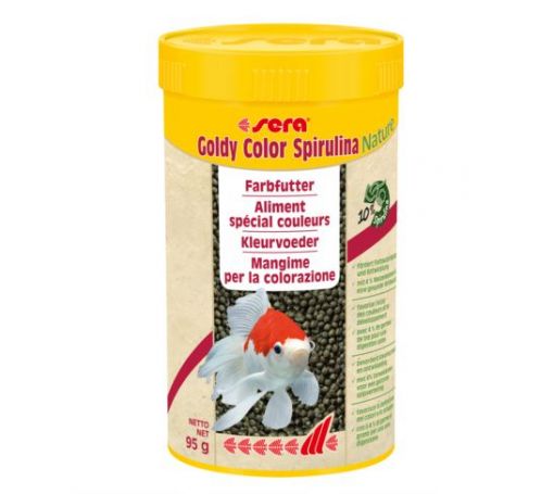 sera Goldy Color Spirulina Nature 95 g / 250 ml