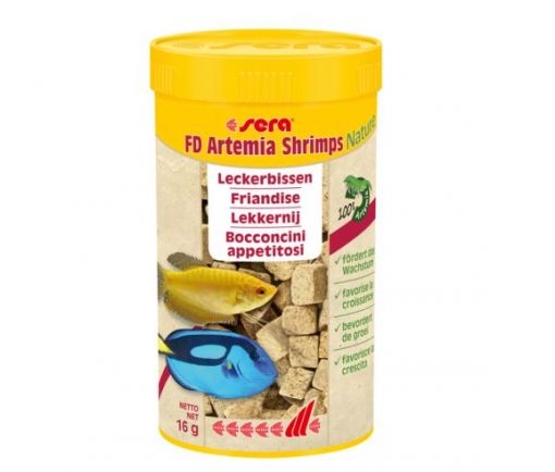 sera FD Artemia Shrimps Nature 250 ml