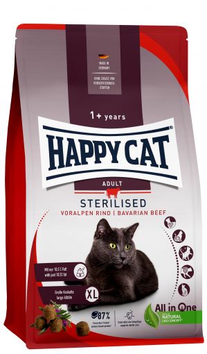 Happy Cat Sterilised Adult Voralpen Rind 1,3kg