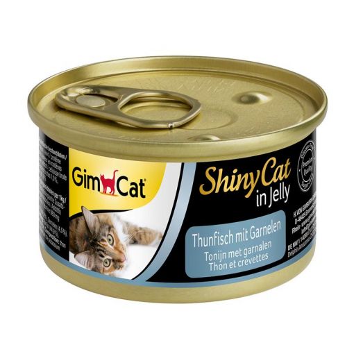 GimCat Dose ShinyCat Thunfisch mit Garnelen 70g (Menge: 24 je Bestelleinheit)