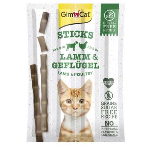 GimCat Sticks Lamm und Geflügel 4 St.