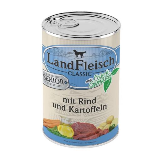 Landfleisch Dog Senior Rind & Kartoffeln 400 g (Menge: 12 je Bestelleinheit)