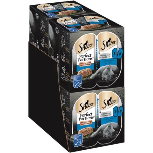 Sheba Perfect Portions mit Thunfisch 6x37,5g (Menge: 8 je Bestelleinheit)