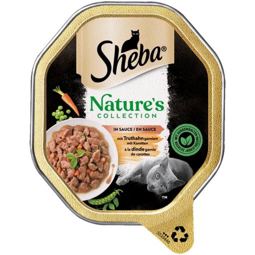 Sheba Schale Natures Collection Truthahn in Sauce 85g (Menge: 22 je Bestelleinheit)