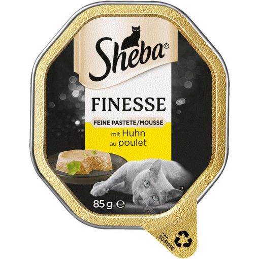 Sheba Schale Finesse Pastete/Mousse mit Huhn 85g (Menge: 22 je Bestelleinheit)