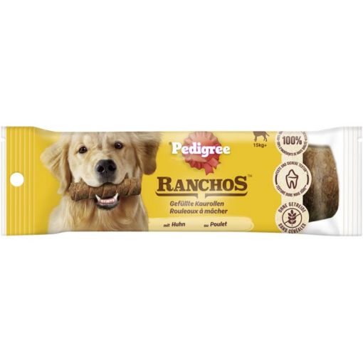 Pedigree Ranchos Beutel Gefüllte Kaurolle Maxi mit Huhn 80g (Menge: 15 je Bestelleinheit)