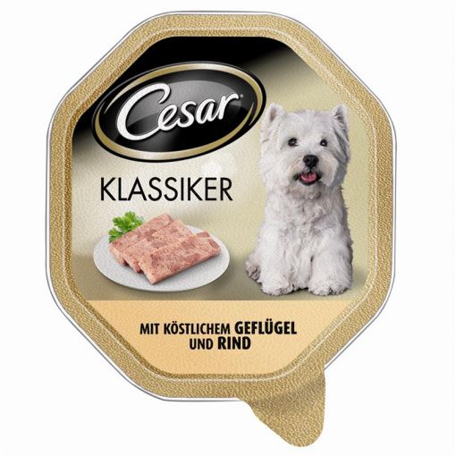 Cesar Schale Klassiker mit köstlichem Geflügel & Rind 150g (Menge: 14 je Bestelleinheit)