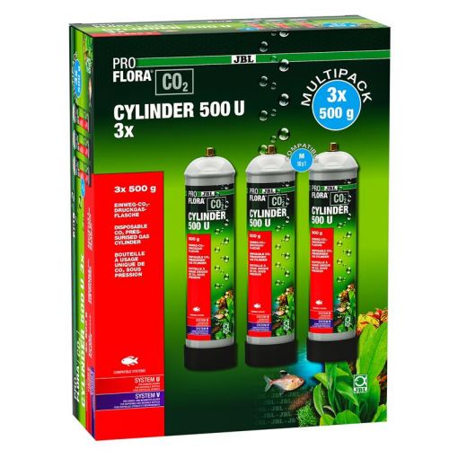 JBL ProFlora CO2 Cylinder 500 U 3er Pack