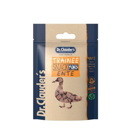 Dr. Clauders Dog Trainee Snack Minis Ente 50g (Menge: 10 je Bestelleinheit)