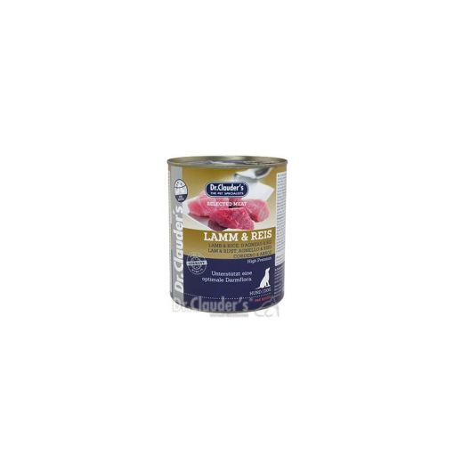 Dr. Clauders Dog Dose Selected Meat Lamm & Reis 800g (Menge: 6 je Bestelleinheit)