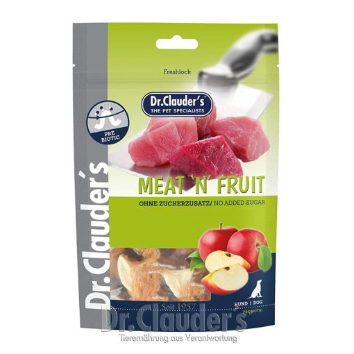 Dr. Clauders Dog Snack Meat & Fruit Apfel & Hühnchen 80 g (Menge: 10 je Bestelleinheit)