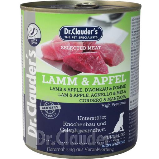 Dr. Clauders Dog Dose Selected Meat Lamm & Apfel 800g (Menge: 6 je Bestelleinheit)