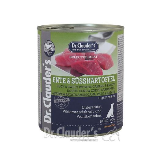 Dr. Clauders Dog Dose Selected Meat Ente & Süßkartoffel 800g (Menge: 6 je Bestelleinheit)