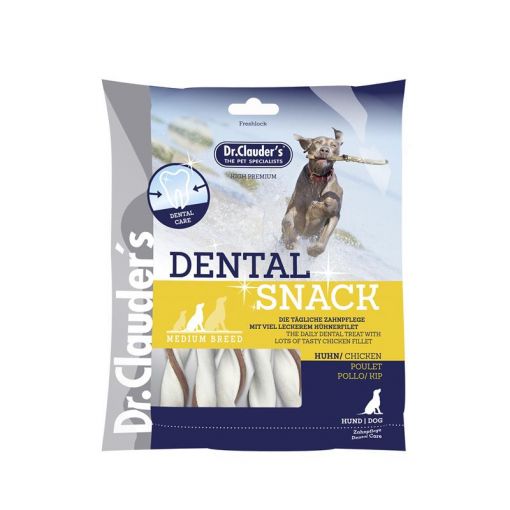 Dr. Clauders Dog Snack Dental Huhn medium breed 170 g