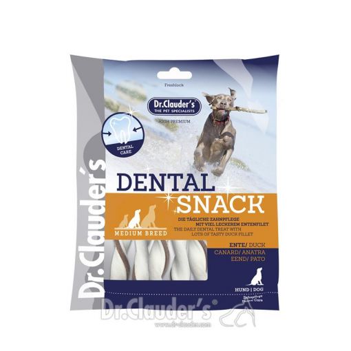 Dr. Clauders Dog Snack Dental Ente medium breed 170 g