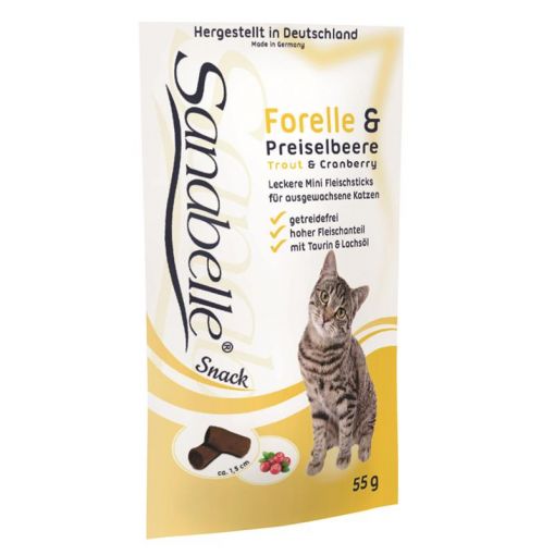 Sanabelle Snack mit Forelle & Preiselbeere 55 g