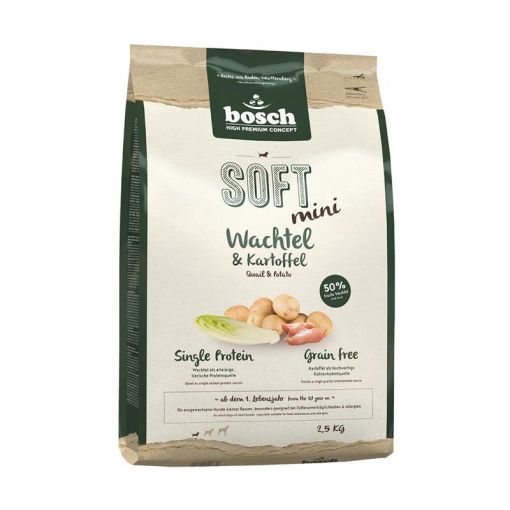 Bosch Soft Mini Wachtel & Kartoffel 2,5 kg