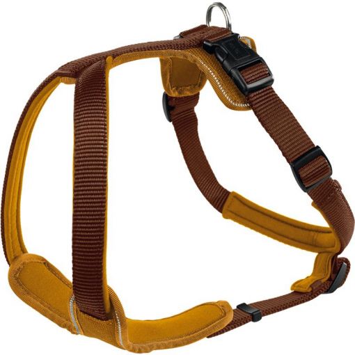 Hunter Geschirr Neopren braun/caramel S  45 - 57cm/15mm