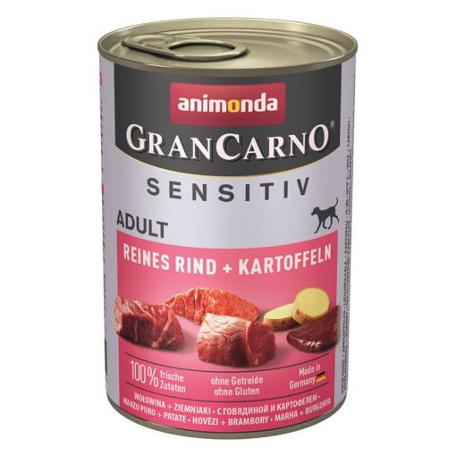 Animonda GranCarno Adult Sensitive Rind & Kartoffeln 400g (Menge: 6 je Bestelleinheit)