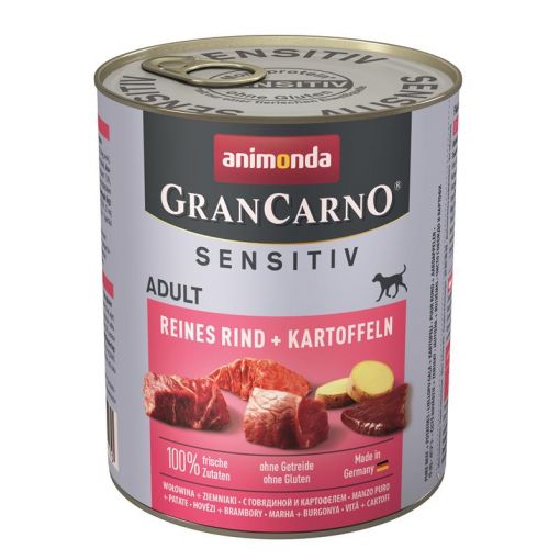 Animonda GranCarno Adult Sensitive Rind & Kartoffeln 800g (Menge: 6 je Bestelleinheit)