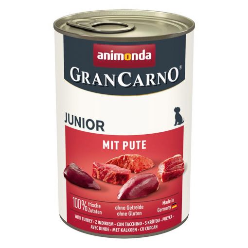 Animonda GranCarno Junior mit Pute 400g (Menge: 6 je Bestelleinheit)