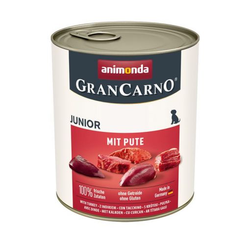 Animonda Dog GranCarno Junior mit Pute 800g (Menge: 6 je Bestelleinheit)