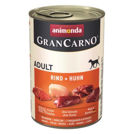 Animonda Dog GranCarno Adult Rind & Huhn 400g (Menge: 6 je Bestelleinheit)