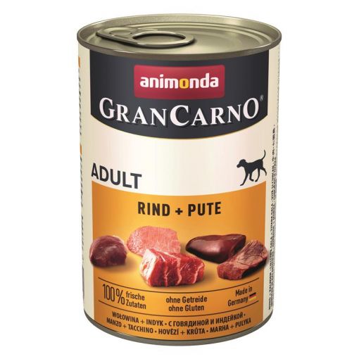 Animonda GranCarno Adult Rind & Pute 400g (Menge: 6 je Bestelleinheit)