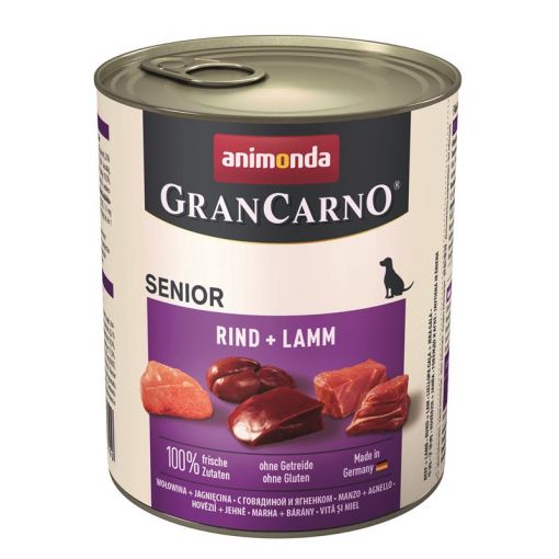 Animonda GranCarno Senior Rind & Lamm 800g (Menge: 6 je Bestelleinheit)