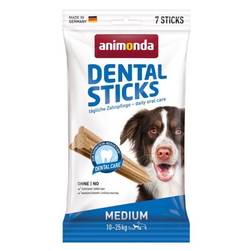 Animonda Snack Dental Sticks Medium 7 Stk. 180 g (Menge: 18 je Bestelleinheit)