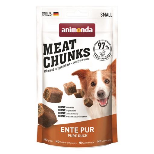 Animonda Snack Meat Chunks Ente pur 60g (Menge: 8 je Bestelleinheit)