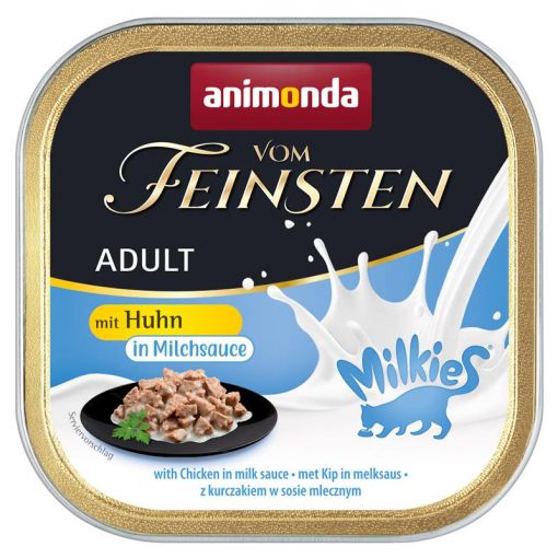 Animonda vom Feinsten Adult Milkies Huhn in Milchsauce 100g (Menge: 32 je Bestelleinheit)