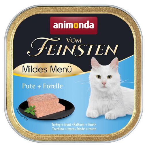 Animonda vom Feinsten Mildes Menue Pute & Forelle 100g (Menge: 32 je Bestelleinheit)