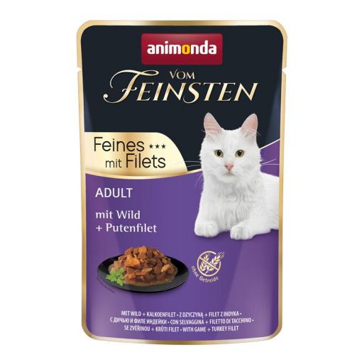 Animonda vom Feinsten Adult Wild & Putenfilet 85g (Menge: 18 je Bestelleinheit)