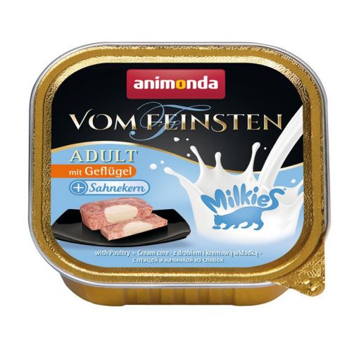 Animonda vom Feinsten Adult Milkies Geflügel plus Sahnekern 100g (Menge: 32 je Bestelleinheit)