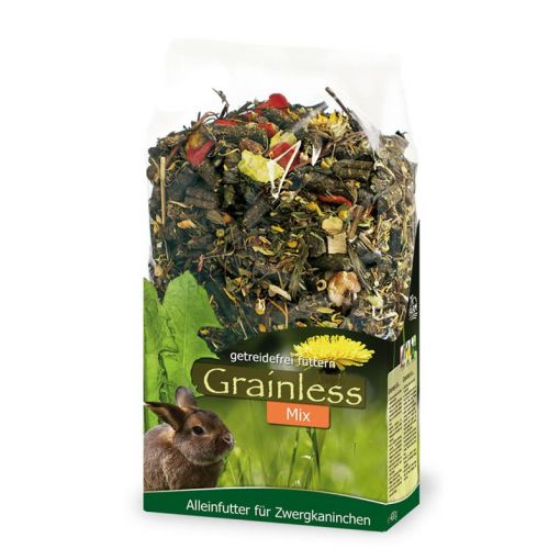 JR Farm Grainless Mix Zwergkaninchen 650g (Menge: 6 je Bestelleinheit)