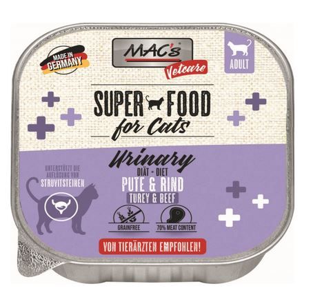 MACs Cat Vetcare Urinary Pute & Rind 100g (Menge: 16 je Bestelleinheit)